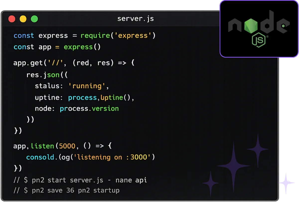 Node.js VPS hosting - Node.js VPS hosting. Own the stack.